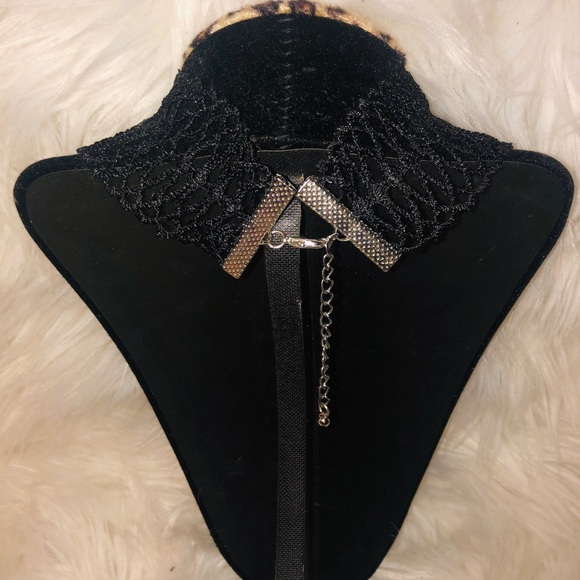 4 VELVET CHOKERS + bracelet - Picture 4 of 5